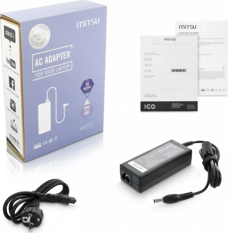 Samsung Mitsubishi Motors Nešiojamojo Kompiuterio Įkroviklis - Mitsu 60W