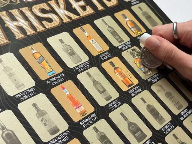 Uab Smagos Nutrinamas pasaulio "50 geriausių Viskių" plakatas