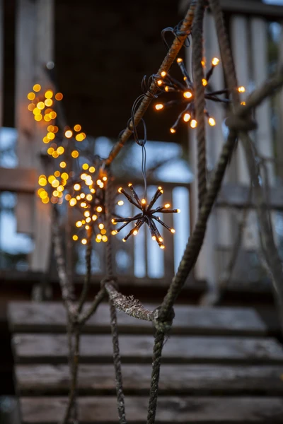 LED dekoratyvinė girlianda DEW DROP "GĖLYTĖS" šiltai balta
