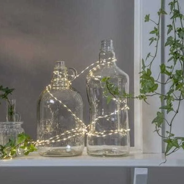 VIELINĖ LED GIRLIANDA 2,25m, "DEW DROP MOLD"