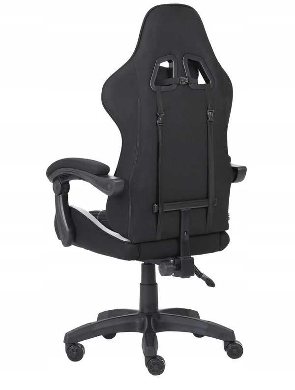 Alpha Gaming Žaidimų kėdė, biuro žaidimų kėdė, pasukama KEVLAR Pilkas