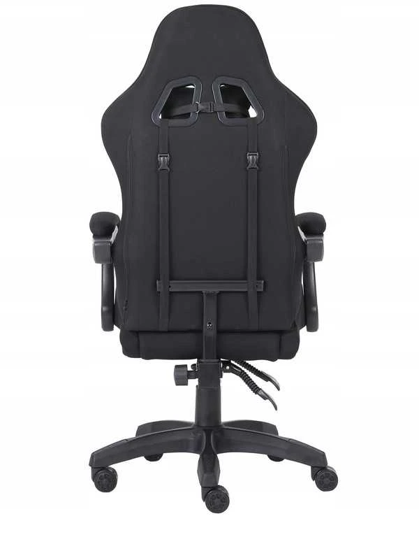 Alpha Gaming Žaidimų kėdė, pasukama biuro kėdė, juodas audinys KEVLAR Juodas
