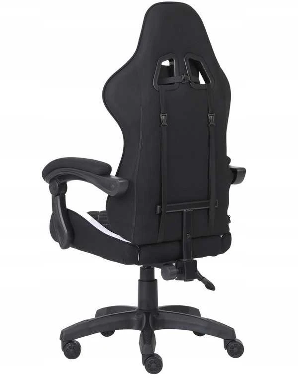 Alpha Gaming Žaidimų kėdė, pasukama biuro žaidimų kėdė KEVLAR Baltas