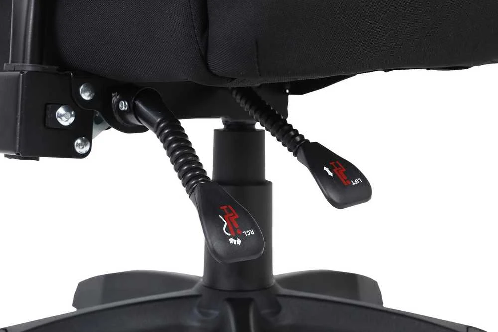 Alpha Gaming Žaidimų kėdė, pasukama biuro kėdė, juodas audinys KEVLAR Juodas