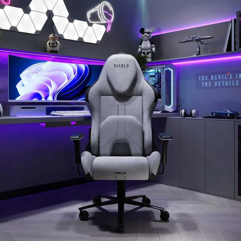 Diablo Chairs Diablo X-One Prime Normal Size - Nightwolf Moon ergonominė kėdė