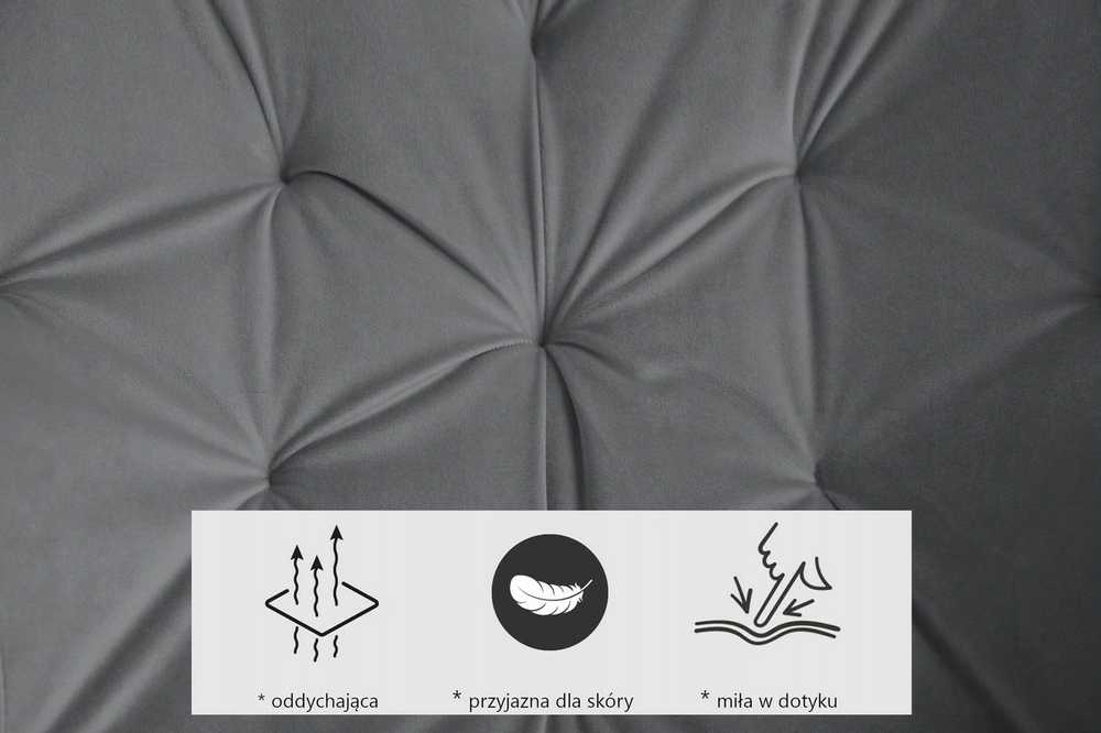 Exito Design Šiuolaikinė pilka "velvet" svetainės kėdė Loren
