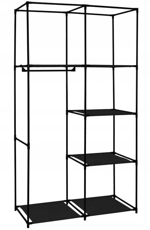 Medžiaginė spinta tekstilinė sulankstoma rūbų spinta 90x45x170 cm