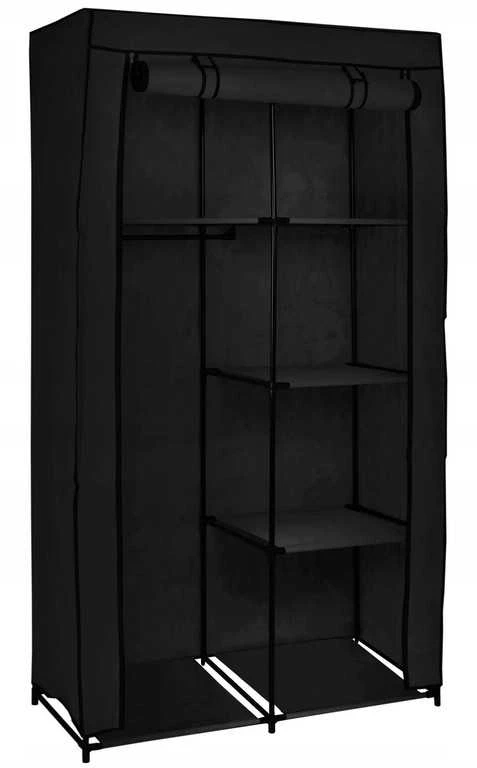 Medžiaginė spinta tekstilinė sulankstoma rūbų spinta 90x45x170 cm