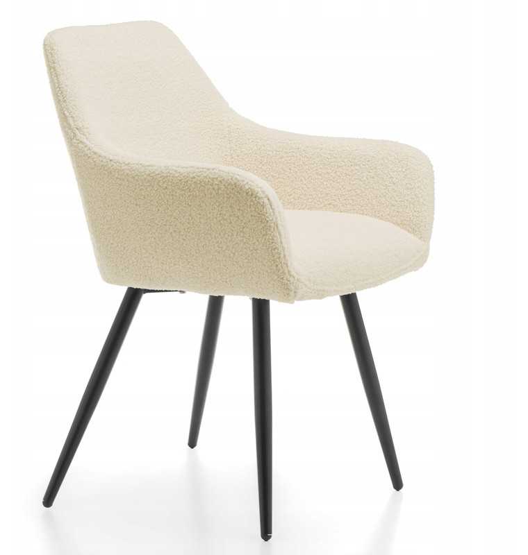 Home Design GLAMOUR GLAMOUR MINŠTA DAUGINĖ KĖDĖ, MODERNAUS VELIŪRAS, Smėlio spalvos