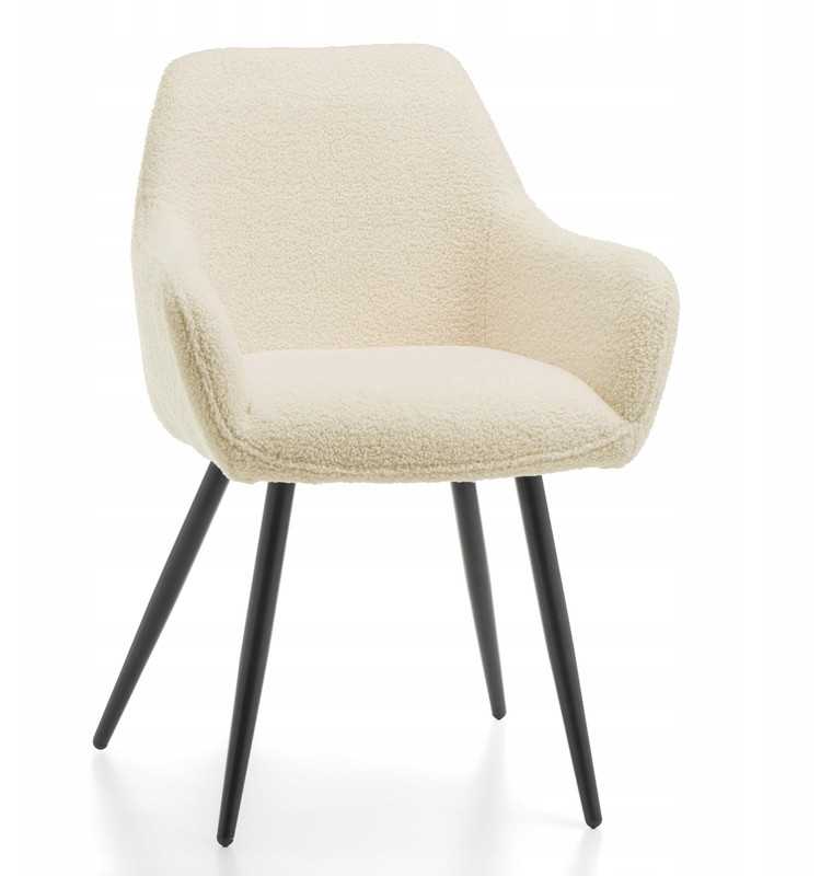 Home Design GLAMOUR GLAMOUR MINŠTA DAUGINĖ KĖDĖ, MODERNAUS VELIŪRAS, Smėlio spalvos