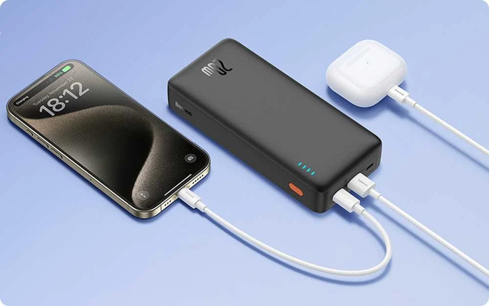Baseus Airpow 20000mAh 20W maitinimo blokas (juodas)
