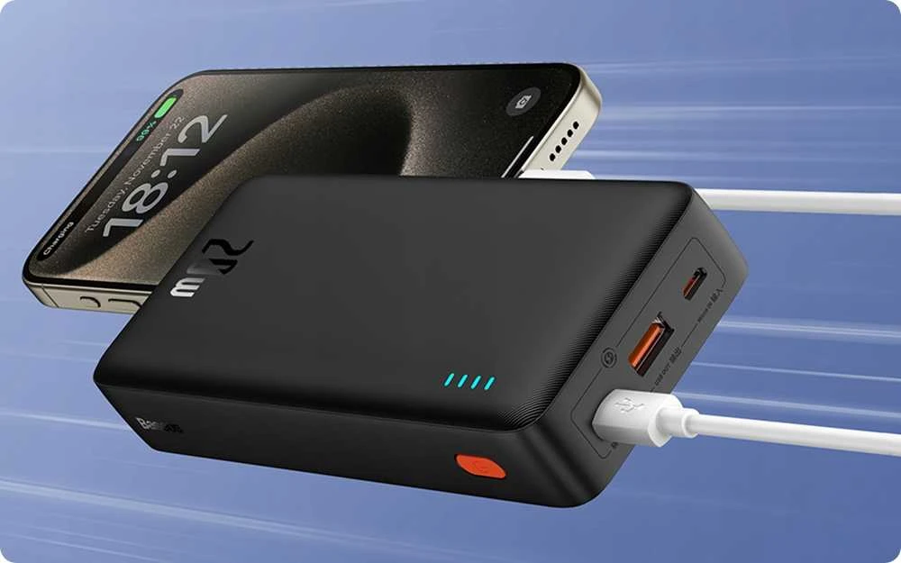 Baseus Airpow 20000mAh 20W maitinimo blokas (juodas)