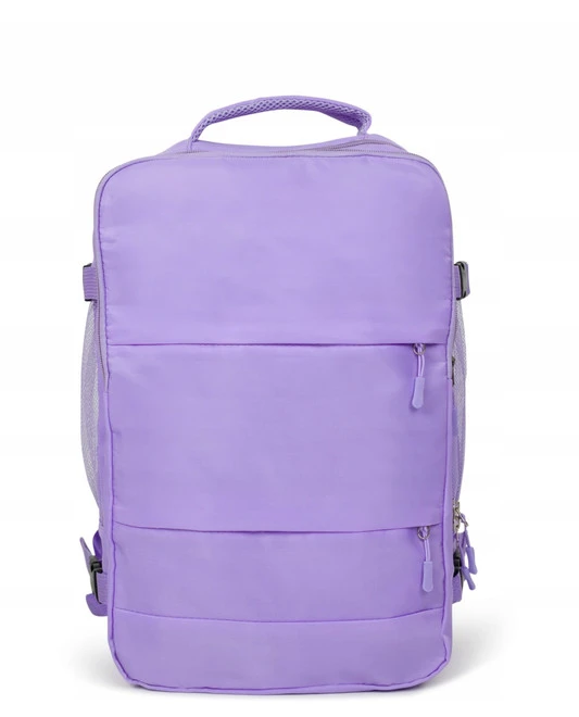 Kelioninė kuprinė lėktuvui 40x20x25 cm Consee – Ryanair, Wizz Air rankinis bagažas, violetinė