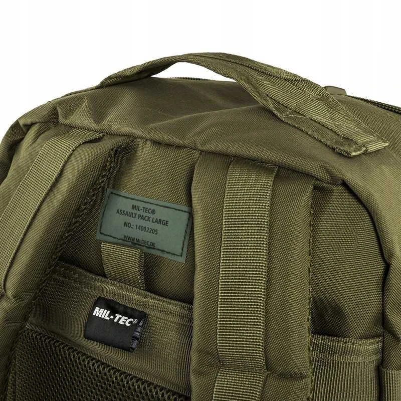 Mil-Tec karinė taktinė kuprinė 36L, alyvuogių spalvos