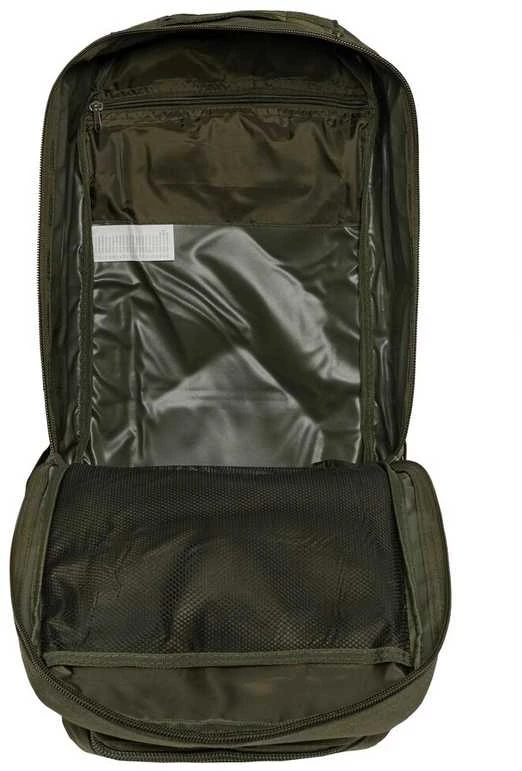 Mil-Tec karinė taktinė kuprinė 36L, alyvuogių spalvos