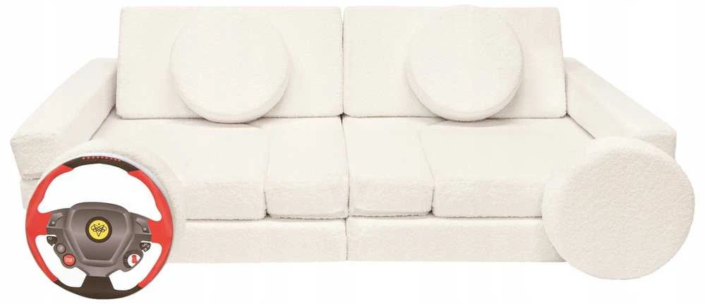 Minkšta modulinė sofa vaikų kambariui
