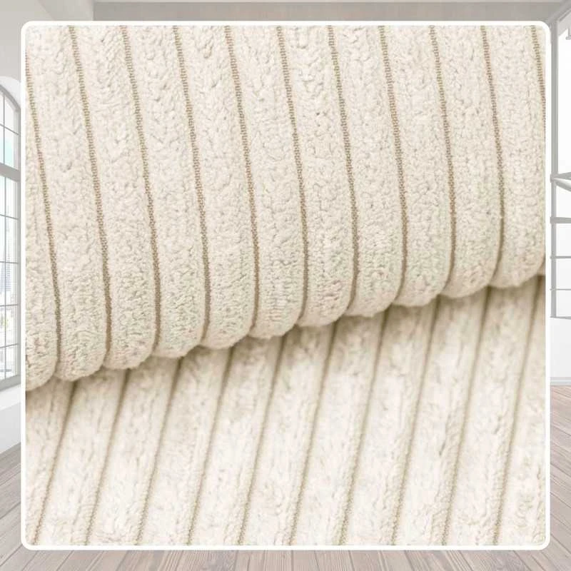 Pufas sėdmaišis 75x75x100 cm beige corduroy Cronen
