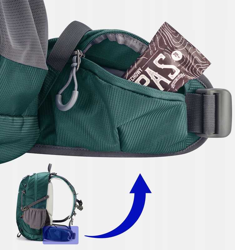 BEON XB540 TREKKING KUPRINĖ 30L ŽYGIAI KALNU VYRŲ MOTERIŠKA NYL