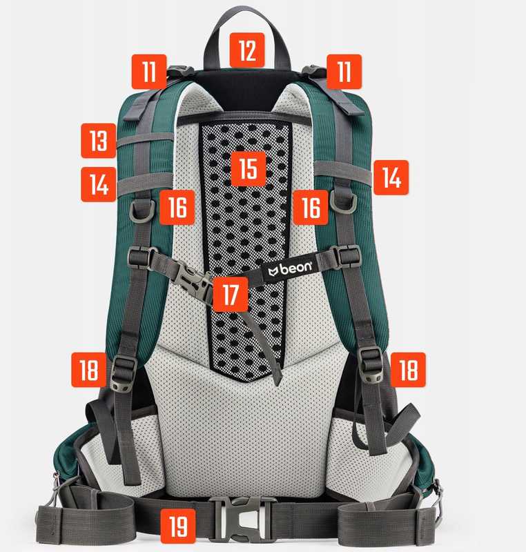 BEON XB540 TREKKING KUPRINĖ 30L ŽYGIAI KALNU VYRŲ MOTERIŠKA NYL