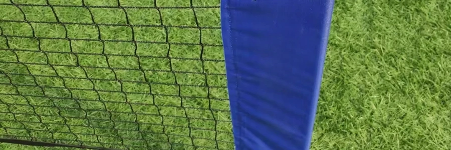 Universalus tinklo rinkinys badmintonui, tinkliniui ir tenisui 310 cm su reguliuojamu aukščiu
