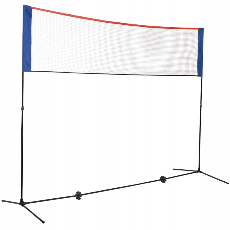 Universalus tinklo rinkinys badmintonui, tinkliniui ir tenisui 310 cm su reguliuojamu aukščiu