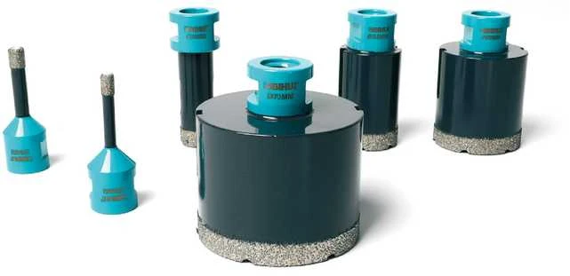 115mm Deimantinė sauso gręžimo karūna BIHUI DRY GRES TURBO