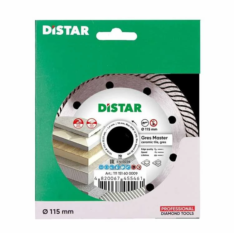 115MM DISTAR GRES MASTER Deimantinis diskas akmens masei