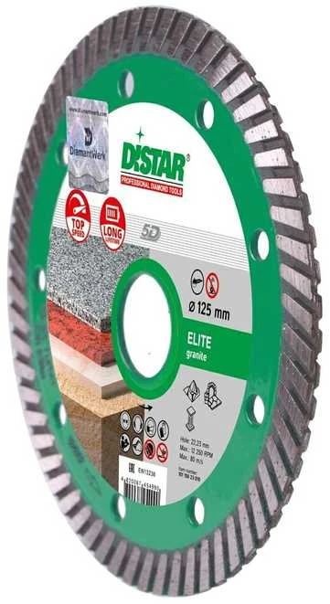 115MM DISTAR TURBO ELITE 5D Deimantinis diskas granitui