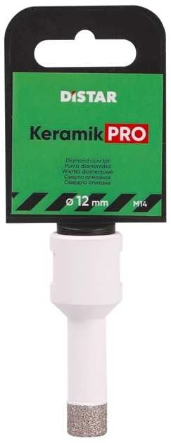 12 mm Grąžtas plytelėms Distar DDR-V KERAMIK PRO M14