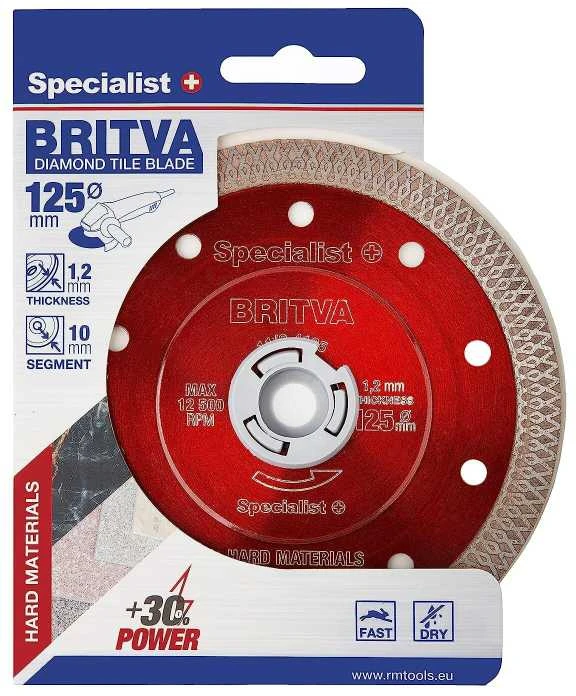 Grąžtas SPECIALIST Deimantinis diskas, 125 mm x 22 mm x 1.3 mm