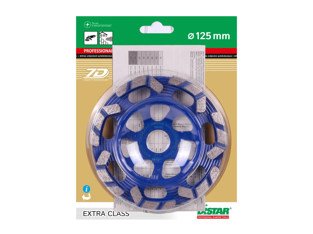 125MM DISTAR GRINDEX DGS-W Šlifavimo diskas
