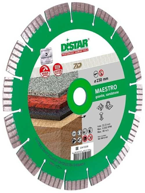 125MM DISTAR MAESTRO Deimantinis diskas granitui