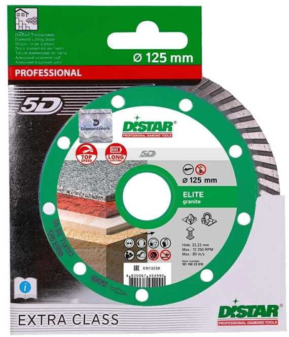 125MM DISTAR TURBO ELITE 5D Deimantinis diskas granitui