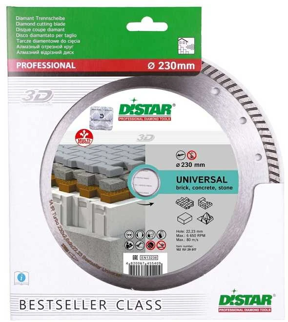 125MM DISTAR UNIVERSAL BESTSELLER TURBO Deimantinis diskas universalus