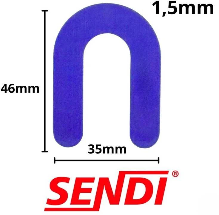 1,5 mm intarpai plytelėms - pasagos, N-SPACER Sendi, 100 vnt.