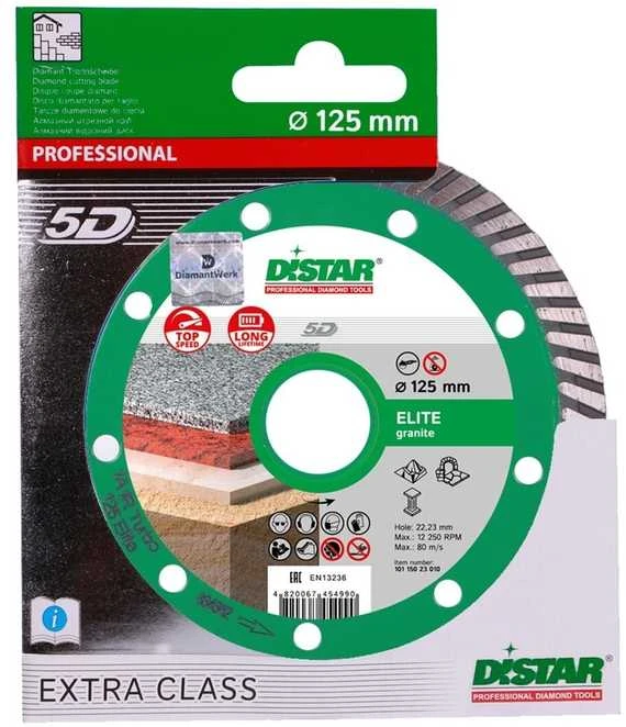 180 x 25,4 mm DISTAR TURBO ELITE 5D Deimantinis diskas granitui