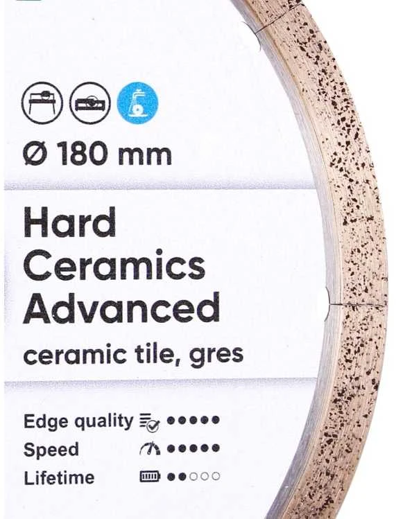 180MM DISTAR HARD CERAMICS ADVANCED Deimantinis diskas plytelėms