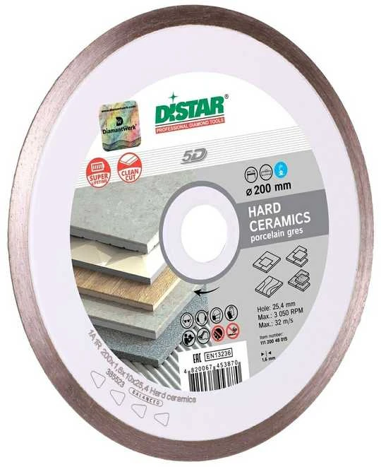200MM DISTAR HARD CERAMICS deimantinis diskas plytelėms