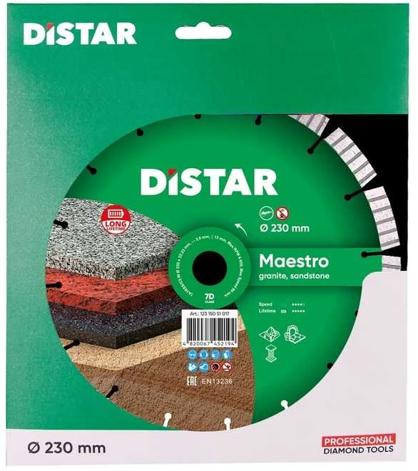 230 mm DISTAR MAESTRO Deimantinis diskas granitui