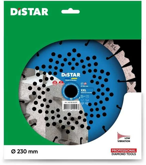 Deimantinis pjovimo diskas DISTAR 14315530017; 230x22,23x2,8 mm