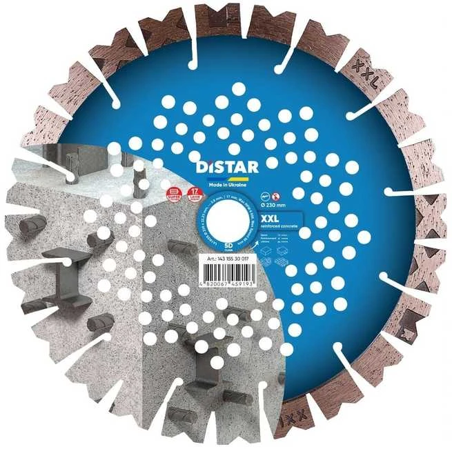 Deimantinis pjovimo diskas DISTAR 14315530017; 230x22,23x2,8 mm