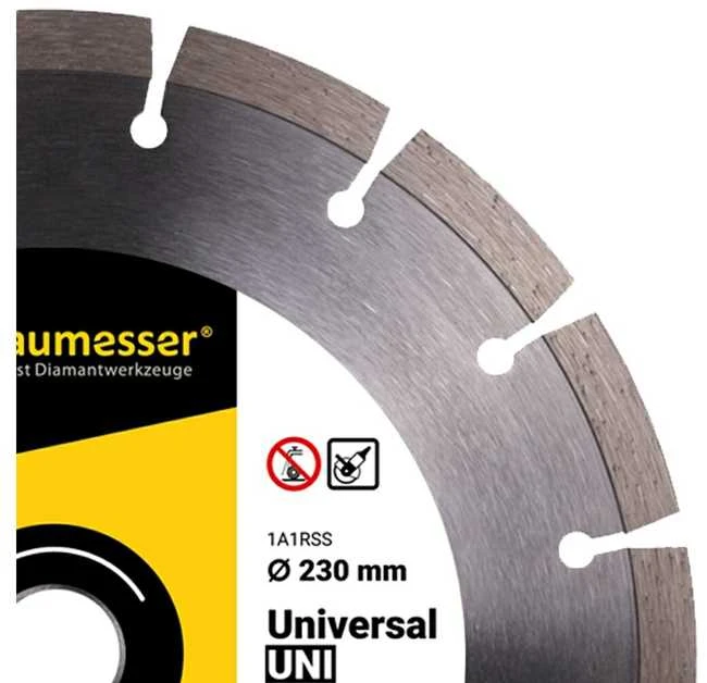 230MM BAUMESSER UNIVERSAL UNI Deimantinis diskas