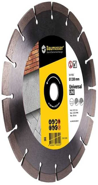 230MM BAUMESSER UNIVERSAL UNI Deimantinis diskas
