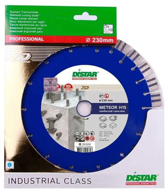 230MM DISTAR METEOR H15 Deimantinis diskas gelžbetoniui, hidrotechniniam betonui