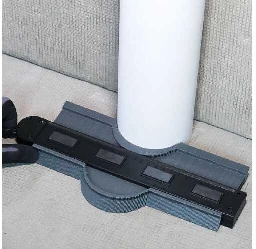 250 mm Kontūrų matuoklis šablonas trafaretas profiliams BIHUI