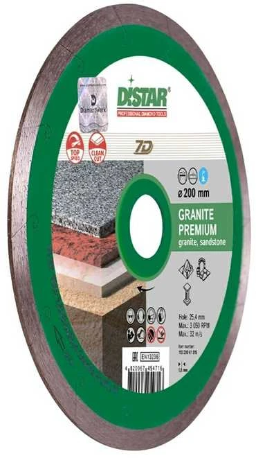 250MM DISTAR GRANITE PREMIUM 7D Deimantinis pjovimo diskas granitui