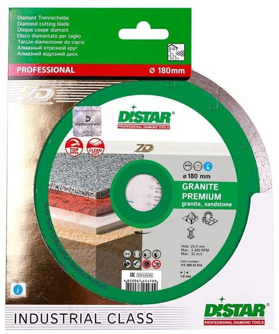 250MM DISTAR GRANITE PREMIUM 7D Deimantinis pjovimo diskas granitui