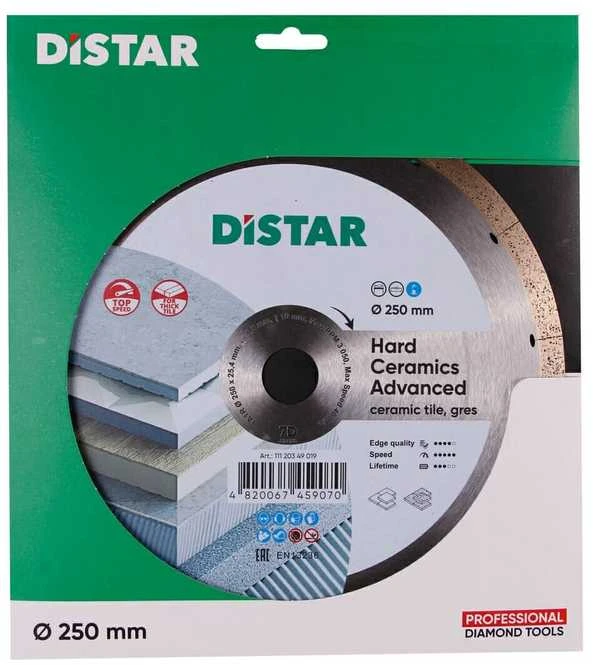 250MM DISTAR HARD CERAMICS ADVANCED Deimantinis diskas plytelėms
