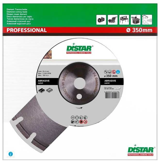 350 MM DISTAR BESTSELLER ABRASIVE F4 Deimantinis diskas abrazyvioms medžiagoms bei asfaltui pjauti