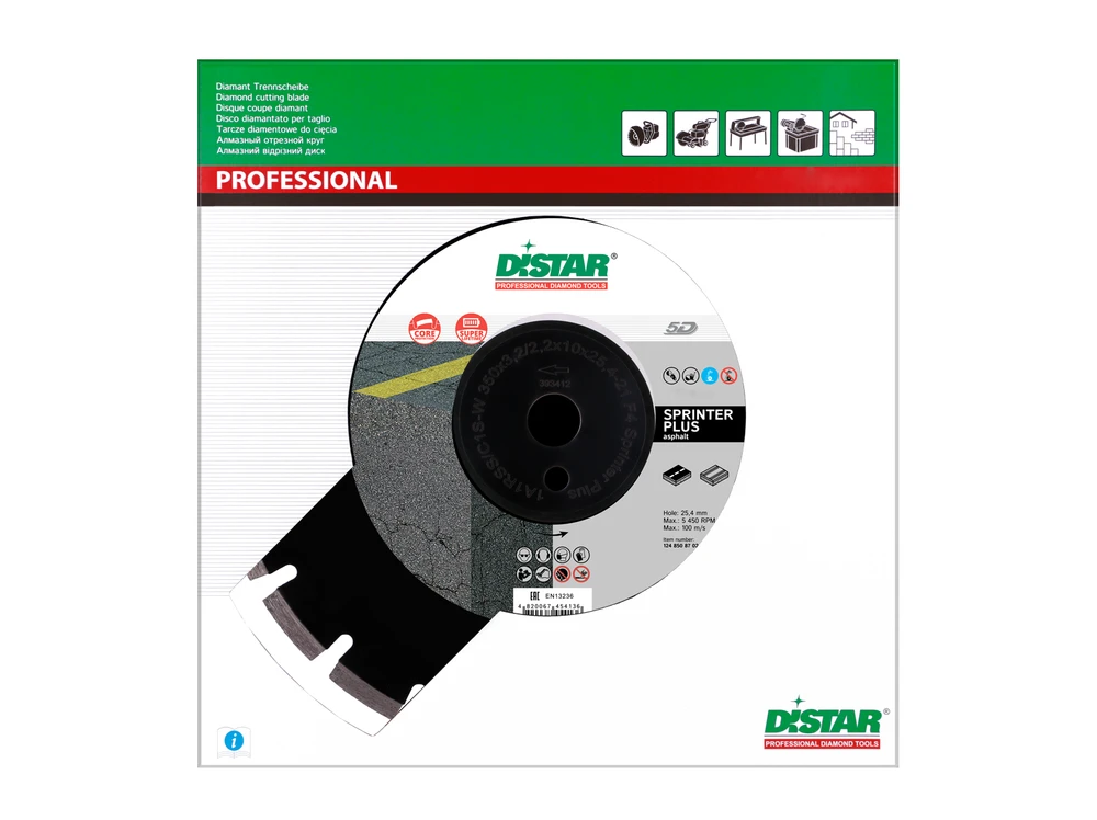 350MM DISTAR SPRINTER PLIUS Deimantinis diskas asfaltui